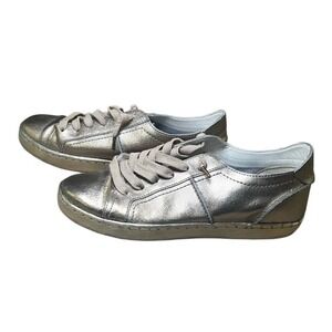 Dolce‎ Vita Women's Metallic Leather Statement Sneakers Gold Size 8.5